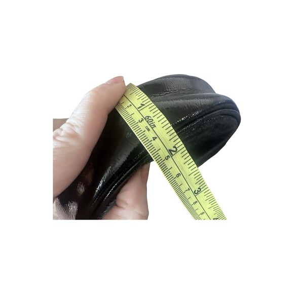 Hobo Deb Round  Bag Crossbody Black Patent Leather - Picture 12 of 15